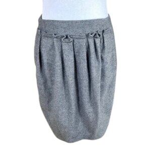 Boss Hugo Boss Skirt Checked Black White Ruffle (4)